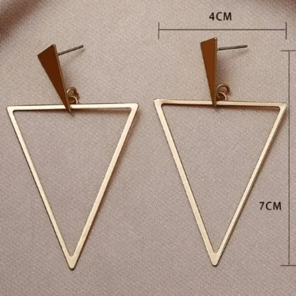 Boho Geometric Dangle Earrings - Picture 5 of 5